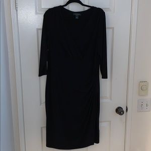 Ralph Lauren Black Wrap Dress